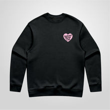 Load image into Gallery viewer, Love Made Me Crew (Black)