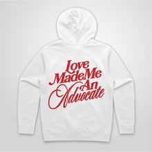Load image into Gallery viewer, Love Made Me Hoodie (White)