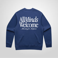 Load image into Gallery viewer, All Minds Crew(Blue)