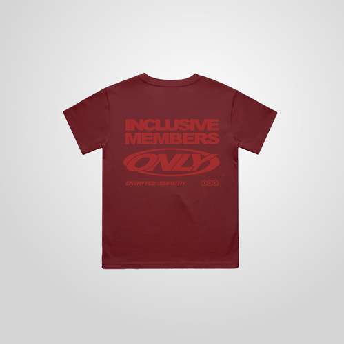 Members Only Kids Tee (Garnet)