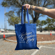 Load image into Gallery viewer, Members Only Blue Tote